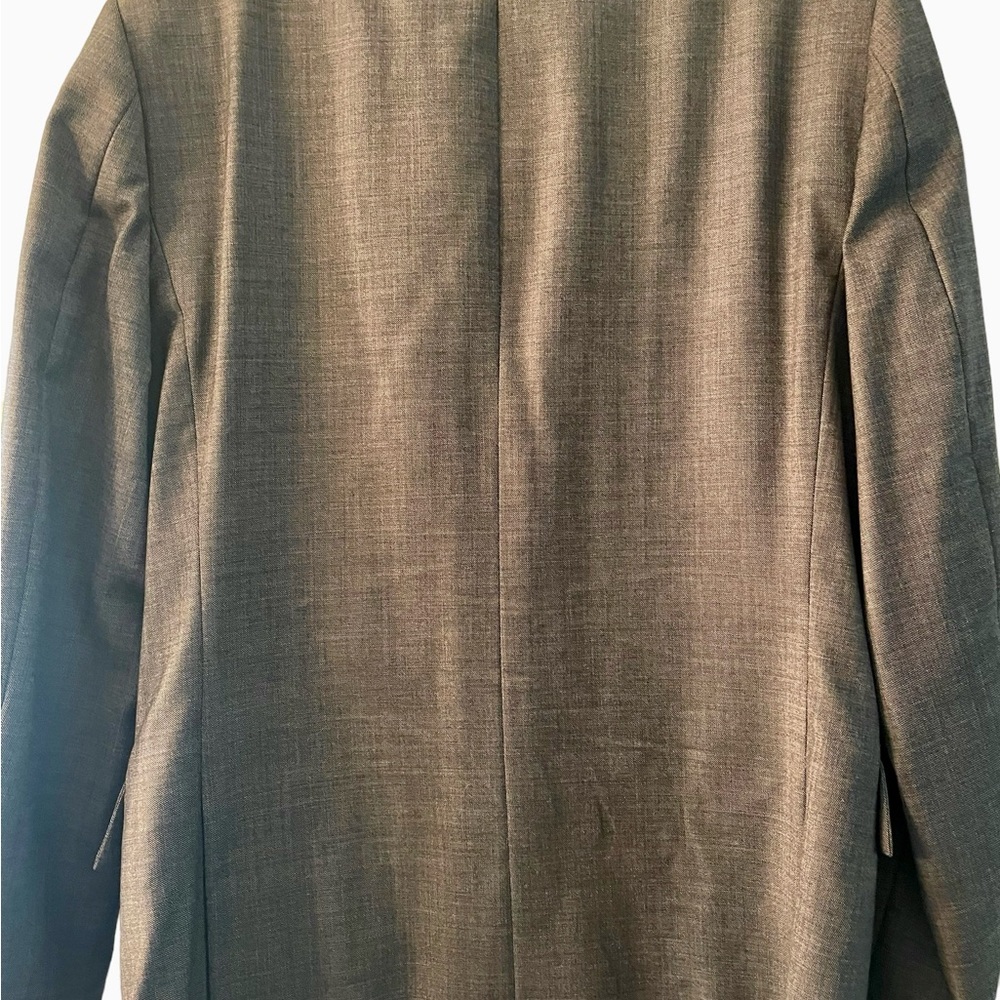 Mens suit by JCrew with pants and tie grey - Picture 3 of 8